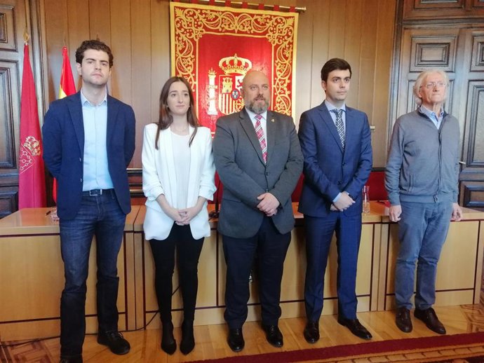 Javier Ollo, Amaya Larraya, José Luis Arasti, Gonzalo Fuentes y Jesús Sola