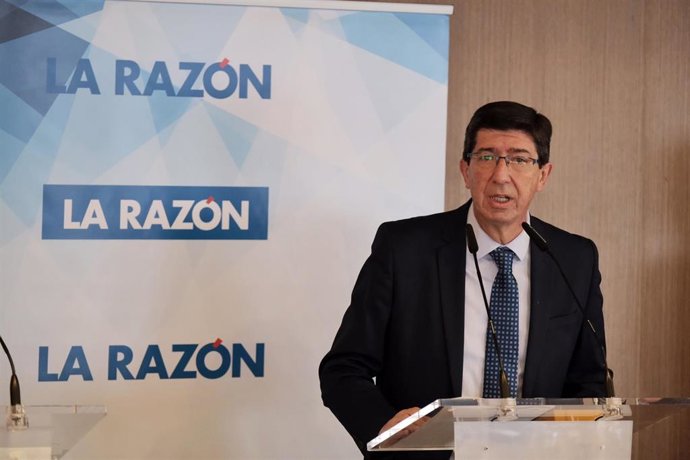 El vicepresidente de la Junta y portavoz de Ciudadanos (Cs) en Andalucía, Juan Marín.