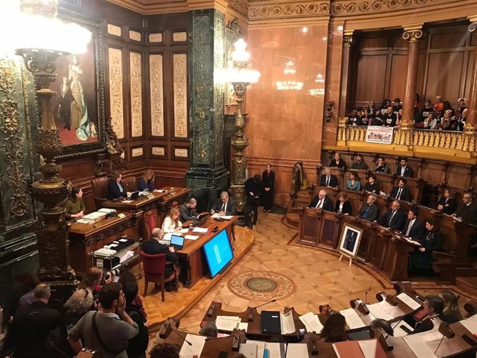 Pleno de Barcelona del mes de enero