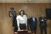 Irene Lozano: "Me comprometo a trabajar por el deporte y a compartir sus éxitos y sus fracasos"