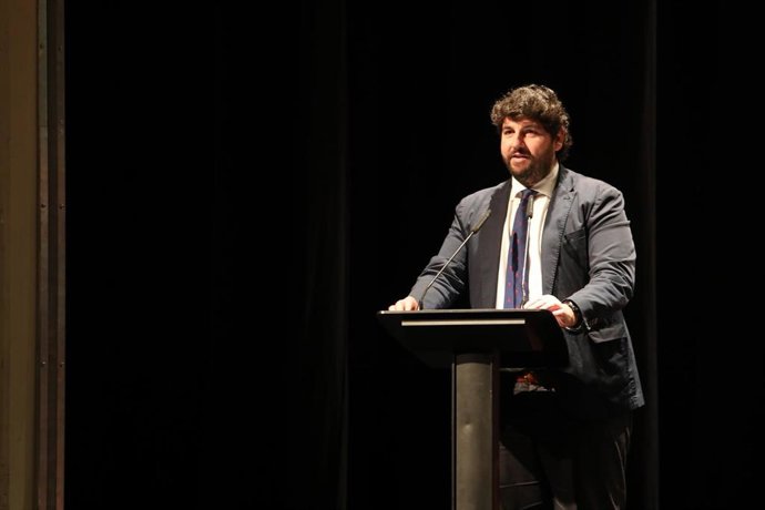 El presidente del Gobierno regional, Fernando López Miras