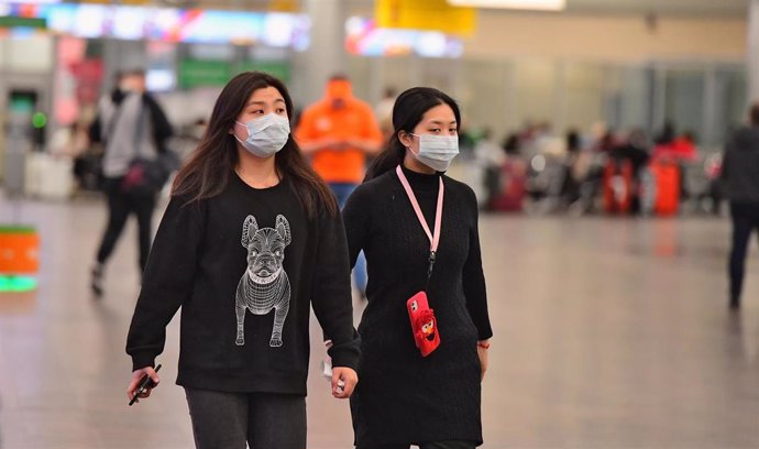 January 29, 2020 - Moscow, Russia: Increasing sanitary and quarantine control at Sheremetyevo Airport due to the outbreak of coronavirus in China.  (Igor Ivanko/Kommersant/Contacto)