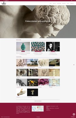 Imagen de la página web de la Universidad de Sevilla, La Fábrica, que exhibe su patrimonio histórico y artístico.
