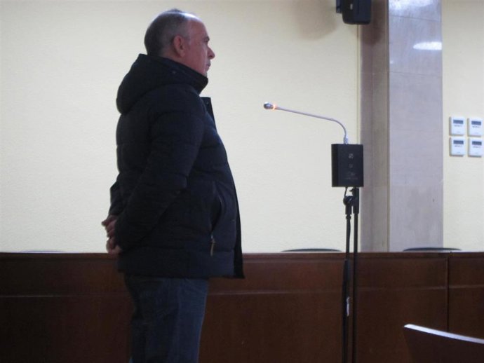 El acusado durante el juicio