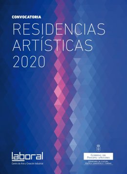 Cartel de la Convocatoria de Residencias Artísticas de LABoral Centro de Arte y Creación Industrial