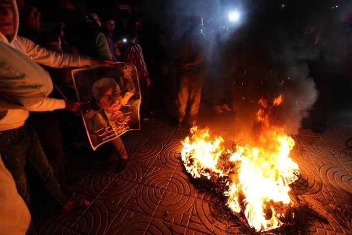 Protestas contra el plan de paz de Trump en la Franja de Gaza