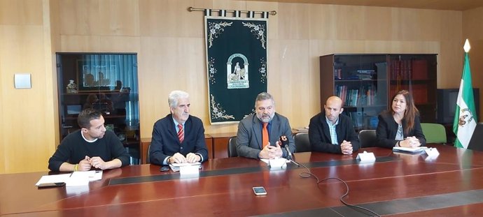 Cremades con los alcaldes de Bornos y Chipiona