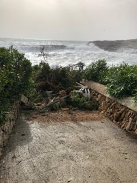 Santanyí estima en 600.000 euros los daños de la borrasca 'Gloria'