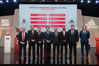 Real Madrid y Barça jugarán el jueves a las 19 y 21 horas los cuartos de Copa