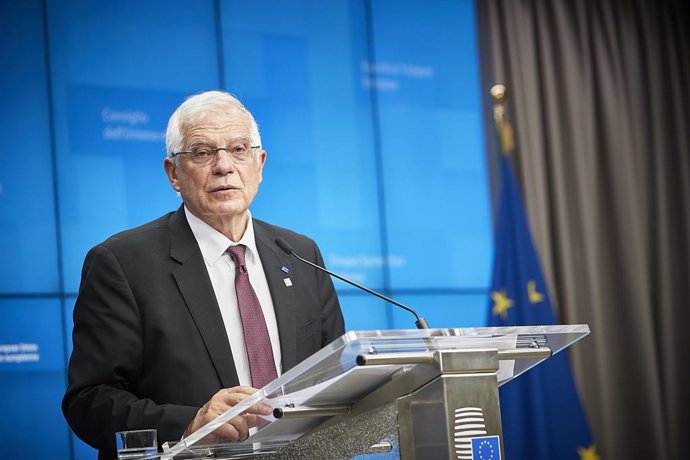 Josep Borrell, en roda de premsa a Brusselles.