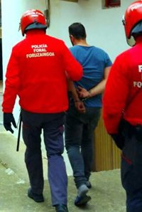 La Policía Foral arrestó en enero a 174 personas, casi seis al día