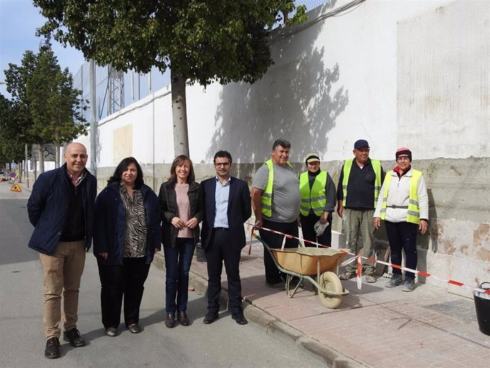 Diputación visita las obras del PFEA en Huércal-Overa