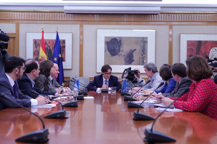 Reunió ministerial d'avaluació i seguiment del coronavirus, a Madrid (Espanya), 1 de febrer del 2020.