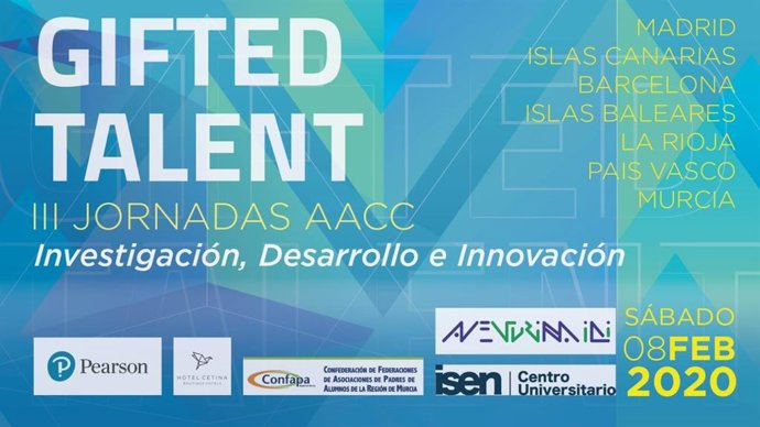 Cartel de las jornadas sobre altas capacidades