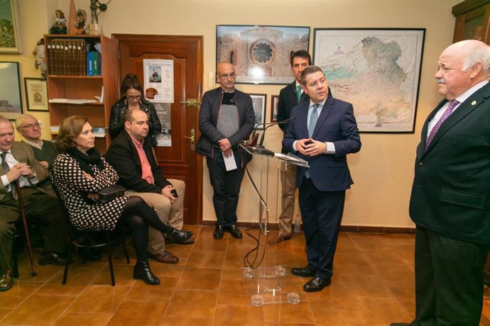 El presidente regional, Emiliano García-Page, en la Casa de C-LM de Córdoba