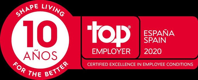 Sello Top Employer 10 años