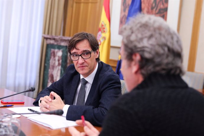 Reunió ministerial d'avaluació i seguiment del coronavirus i posterior roda de premsa, a Madrid (Espanya), 2 de febrer del 2020.