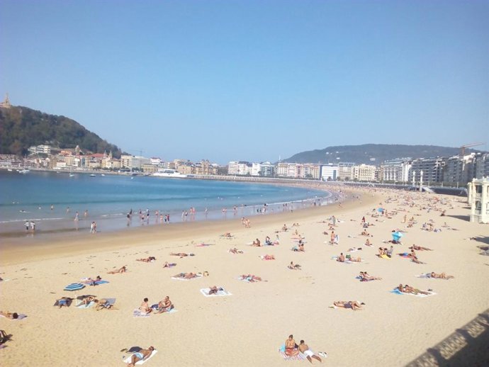 Día soleado en San Sebastián