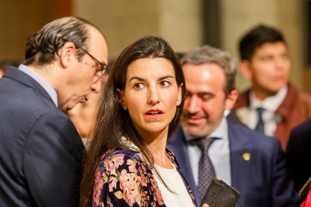 La portavoz del Grupo Vox en la Asamblea de Madrid, Rocio Monasterio