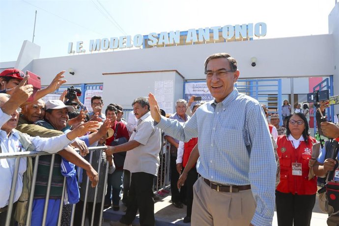 El presidente de Perú, Martín Vizcarra. 