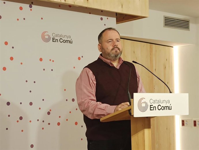 El portavoz de CatECP, Joan Mena.