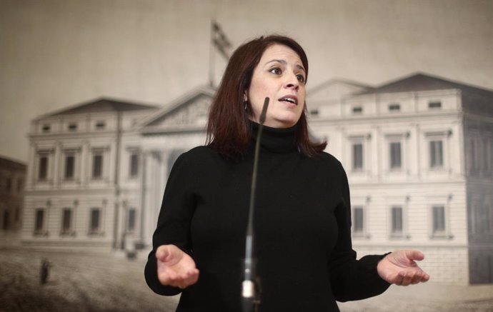 La portaveu del PSOE al Congrés, Adriana Lastra, en una imatge d'arxiu