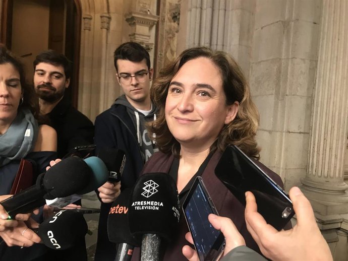 La alcaldesa de Barcelona, Ada Colau.