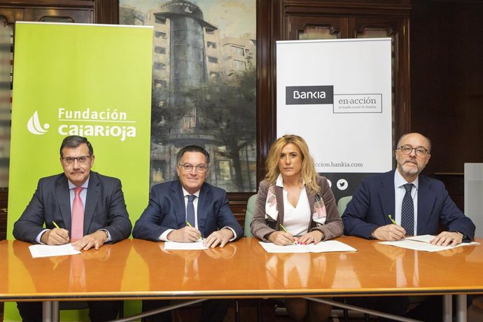 Bankia Aporta 320.000 Euros A Fundación Caja Rioja Para Impulsar Proyectos Sociales, Medioambientales Y De Desarrollo Regional