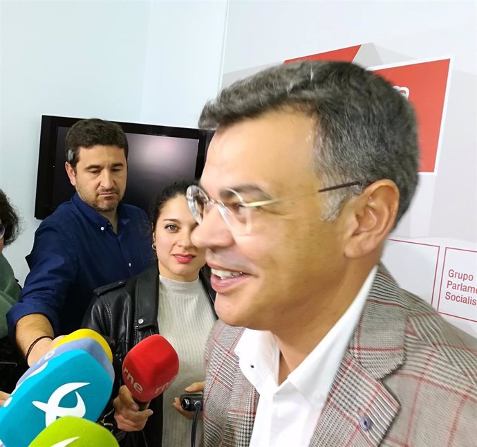 Juan Antonio González en declaraciones a los medios de comunicación