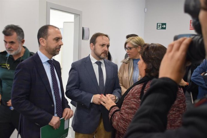 Visita a la nueva sede judicial de Sanlúcar la Mayor 