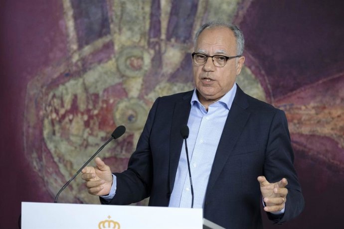 El presidente del Cabildo de La Gomera, Casimiro Curbelo