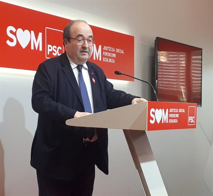 El primer secretario del PSC, Miquel Iceta.