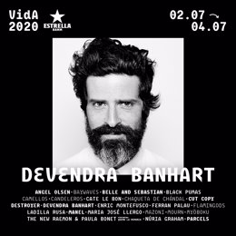 El Festival Vida suma a Devendra Banhart a su cartel