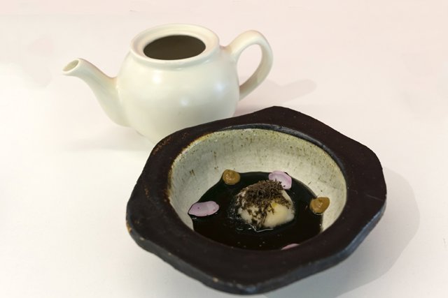 Plato ganador del III Concurso Gastronómico Valenciano de la Trufa de Andilla