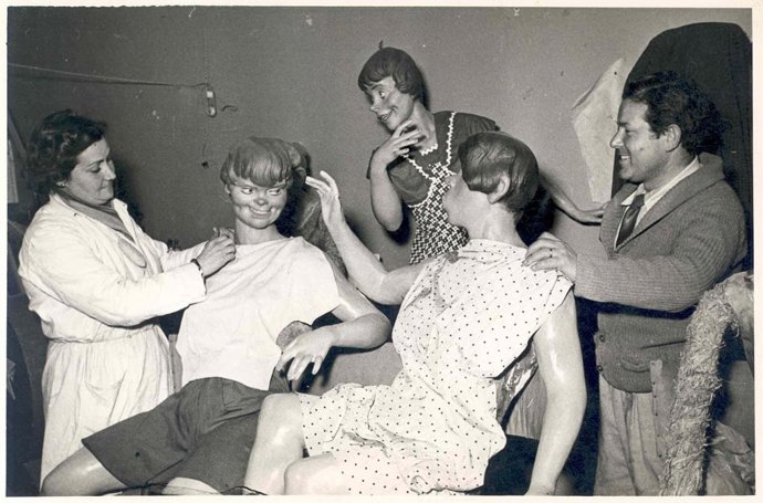 Fotografía donada por la familia del artista Modesto González