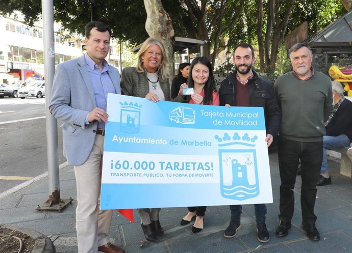 Entrega de la tarjeta de movilidad 60.000 de Marbella
