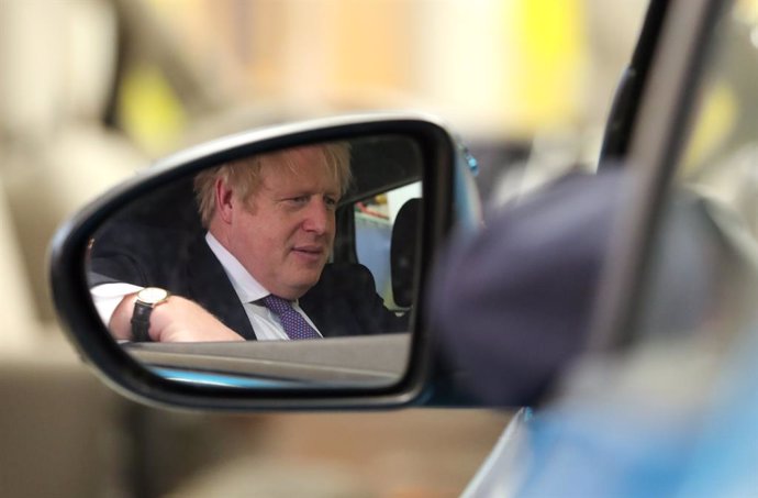 Boris Johnson arriba a un acte a Sunderland (Regne Unit).