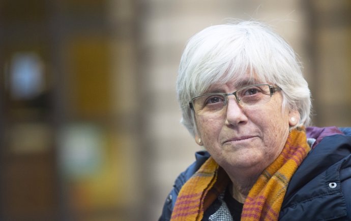 14 November 2019, Scotland, Edinburgh: Former Catalan politician and University of St Andrews professor Clara Ponsati, who is facing extradition from Scotland to Spainl. Photo: Lesley Martin/PA Wire/dpa