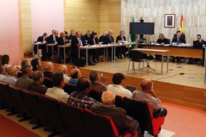 Primera sesión del macrojuicio por el 'caso Alhambra', en imagen de archivo