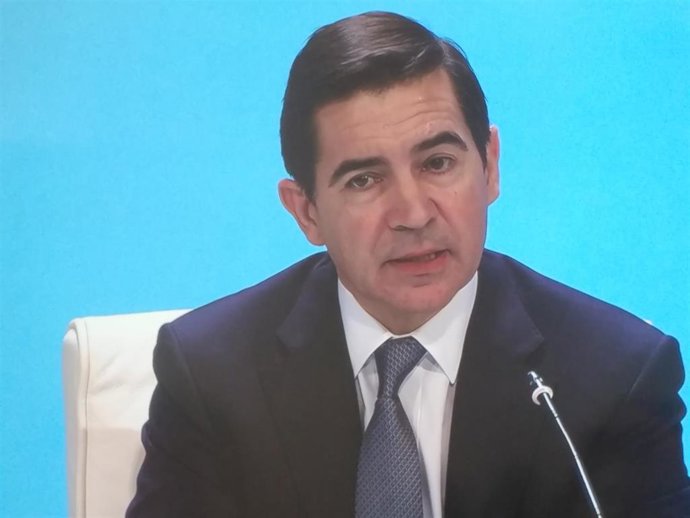 Presidente del BBVA, Carlos Torres