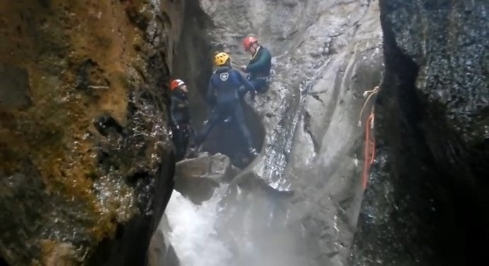 Búsqueda del barranquista desaparecido en Mallorca en la borrasca 'Gloria'.