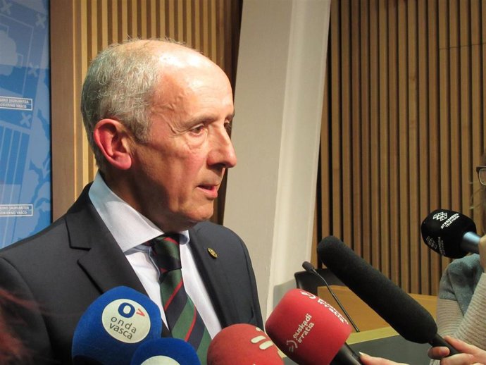 El portavoz del Gobierno vasco, Josu Erkoreka