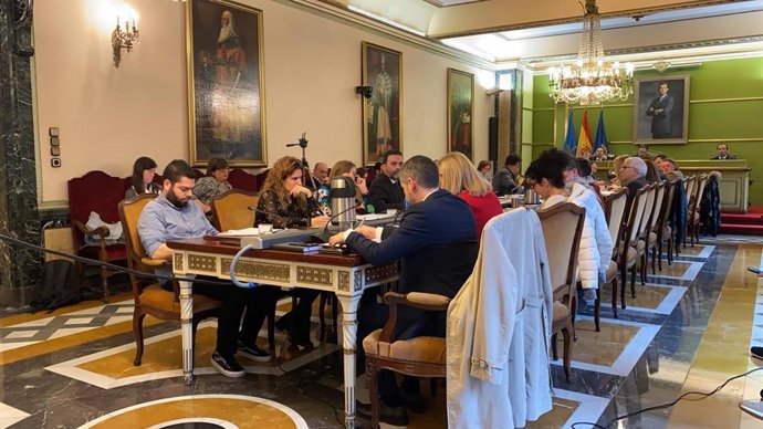 Pleno del Ayuntamiento de Oviedo.