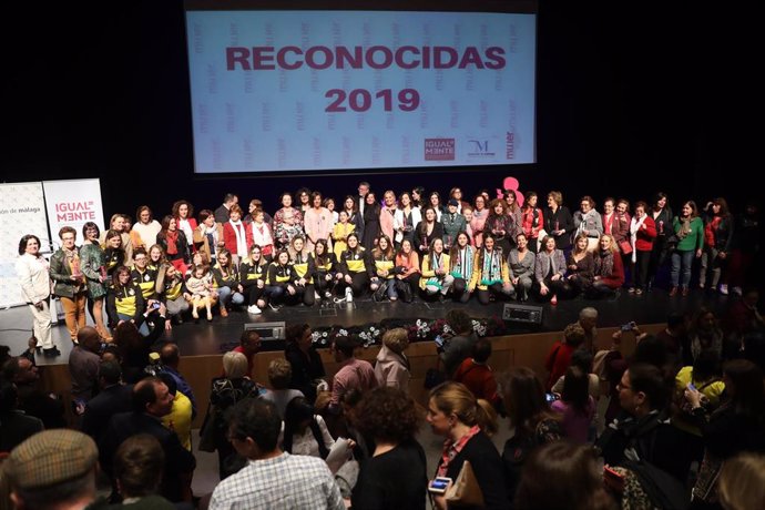 Acto 'Reconocidas' de la Diputación de Málaga del año 2019