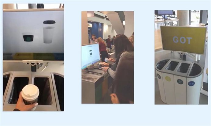 Cubo de basura inteligente Oscar.