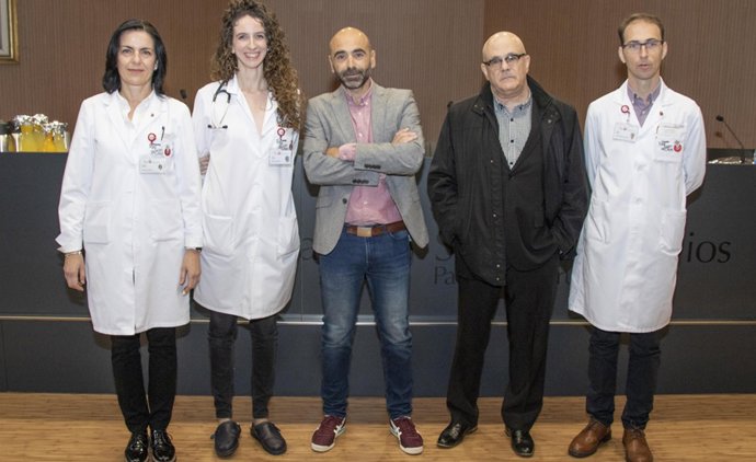 De izquierda a derecha, Patricia Segura, Amaia Campo, Roberto Aguado, Juan Manuel Casas y David Iriarte.