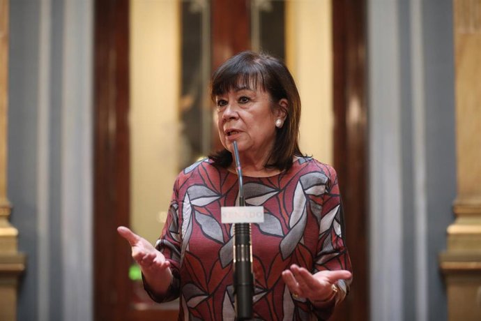 La vicepresidenta primera de la Mesa del Senado, Cristina Narbona.