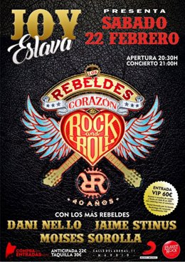 Cartel del concierto