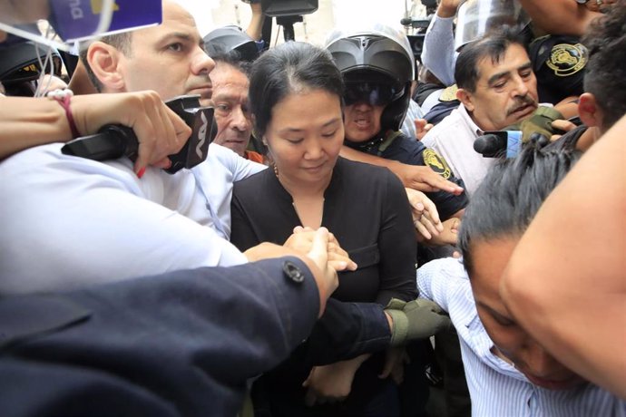 La opositora peruana Keiko Fujimori