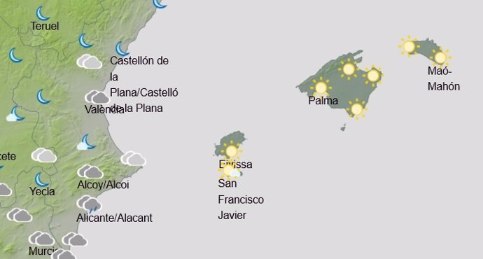 El tiempo en Baleares hoy, 5 de febrero de 2020.